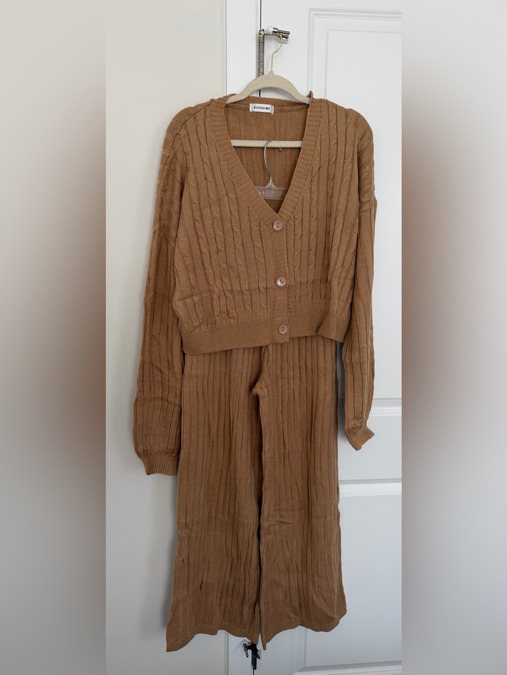 Katch Me Brown Sweater Set